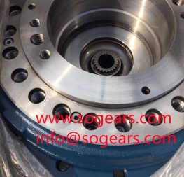 DWJC-50-500:1-0.55KW helical gear worm reducer gearbox drive for greenhouse aluminum housing